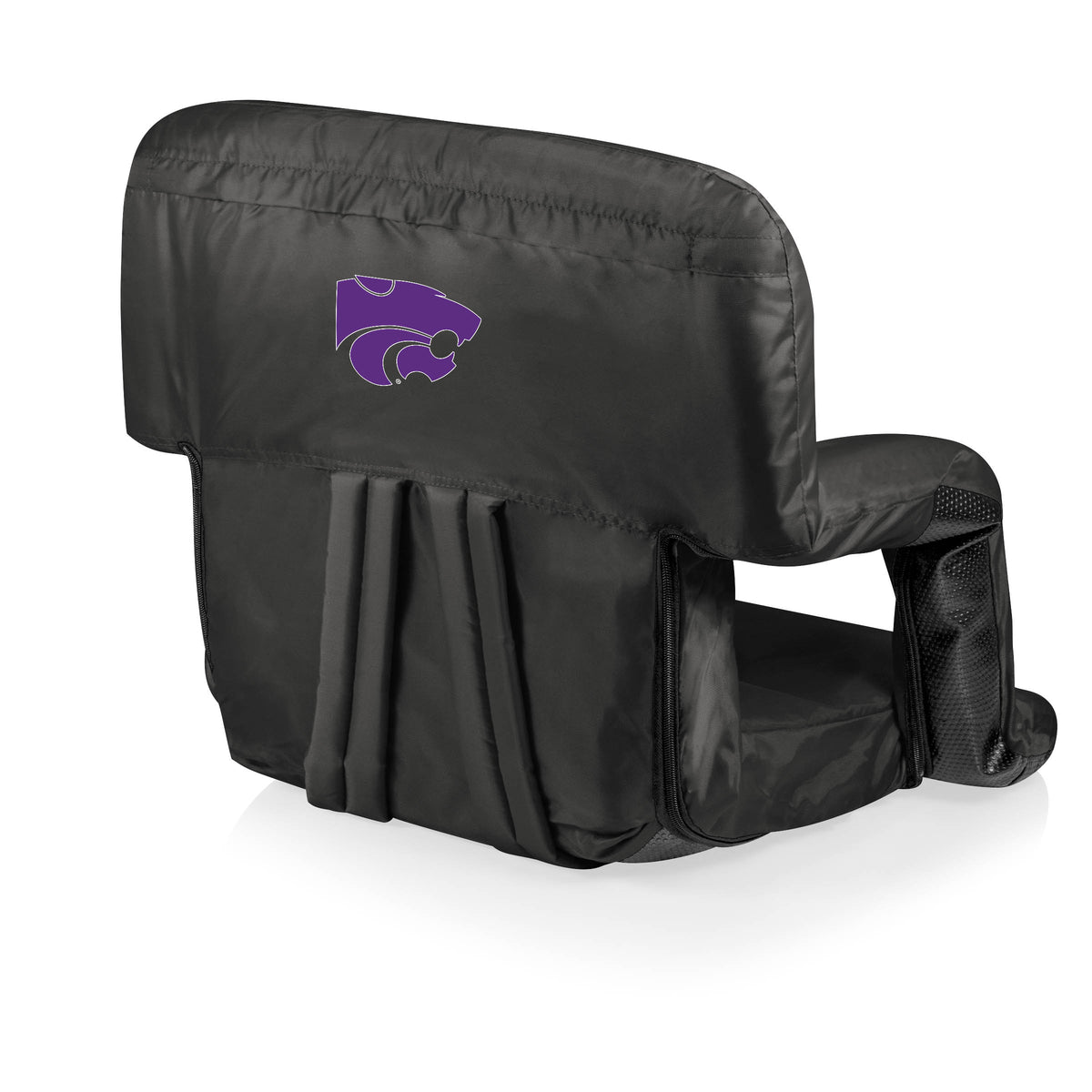 Kansas State Wildcats Ventura Portable Reclining Stadium Seat - Black