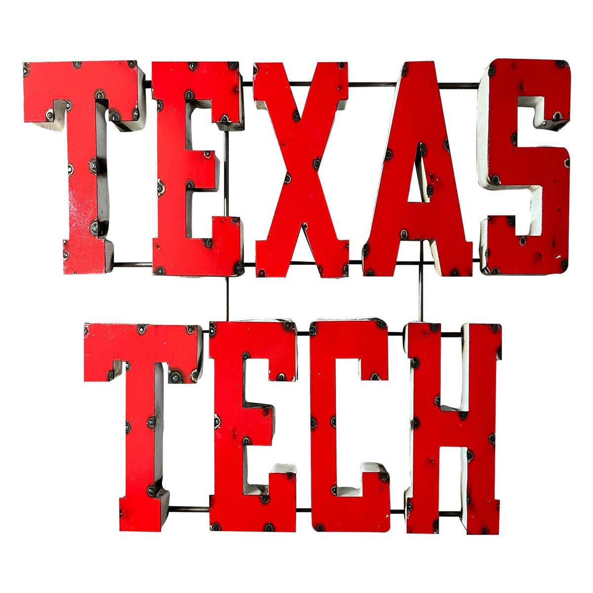 Texas Tech Red Raiders Recycled Metal Wall Decor