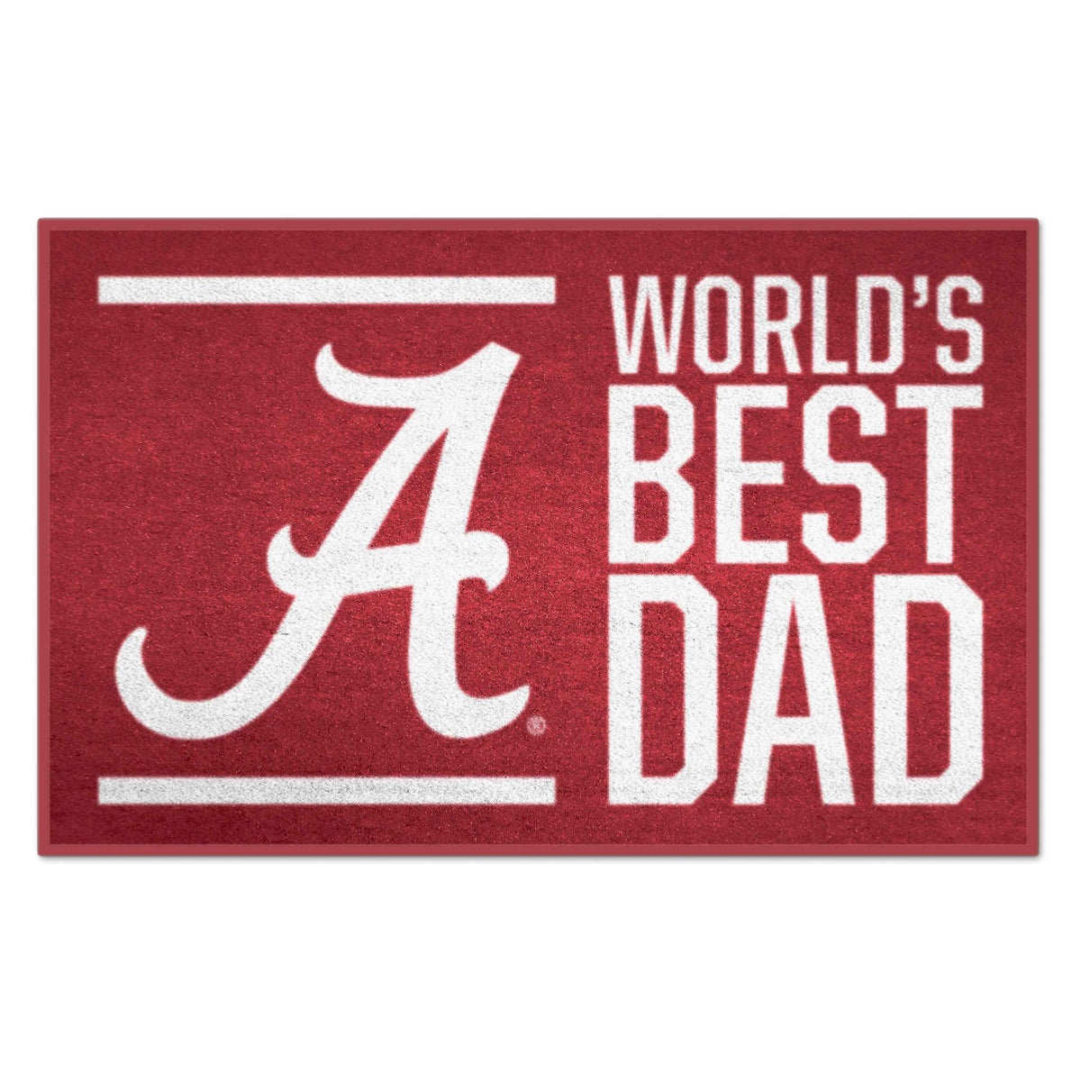 University of Alabama Starter Mat - World's Best Dad