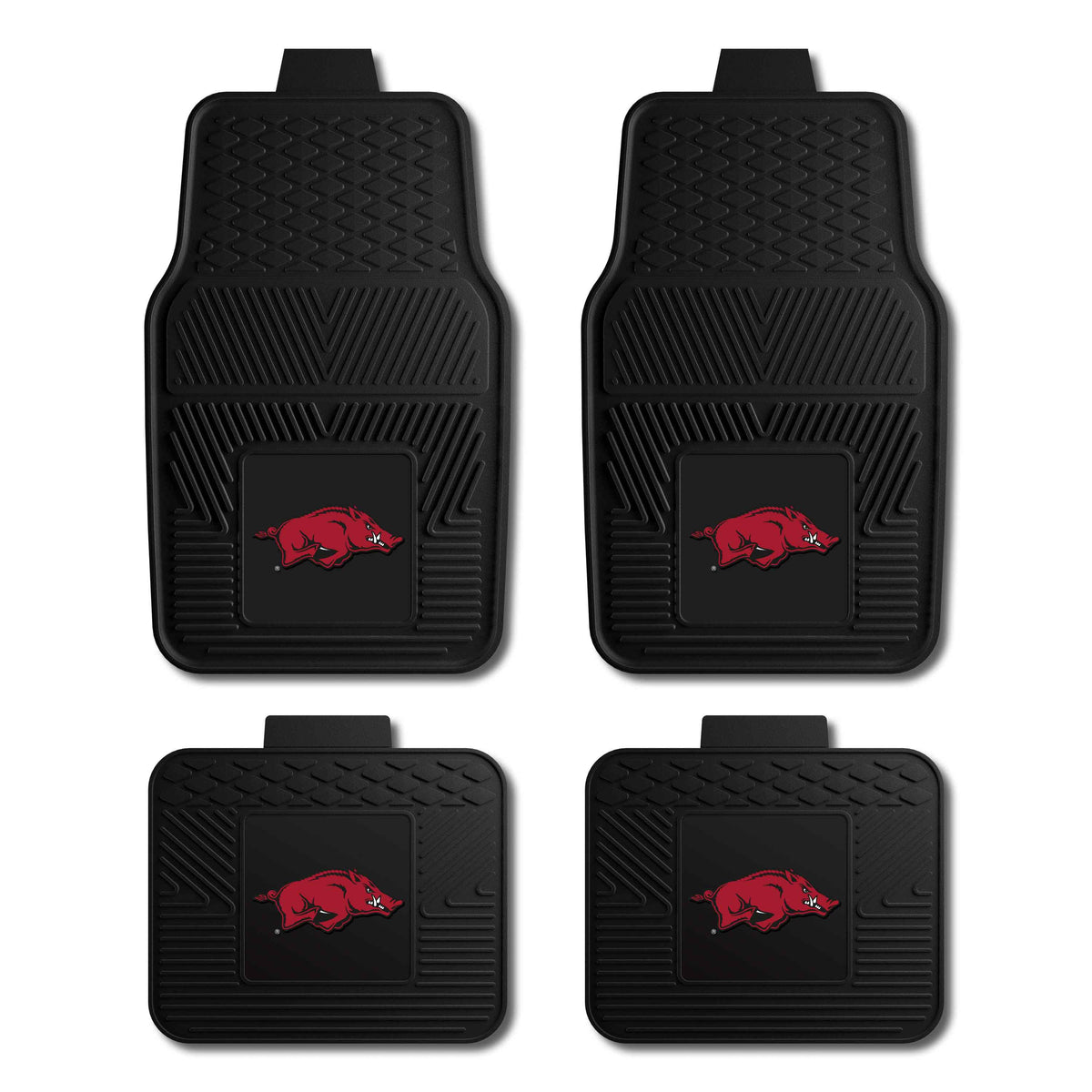 University of Arkansas 4-pc Vinyl Car Mat Set