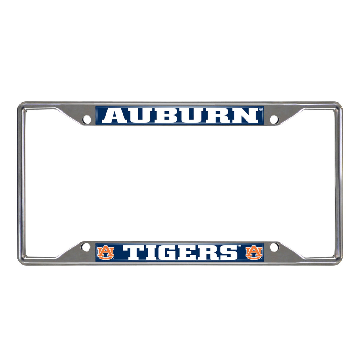 Auburn University Chrome License Plate Frame