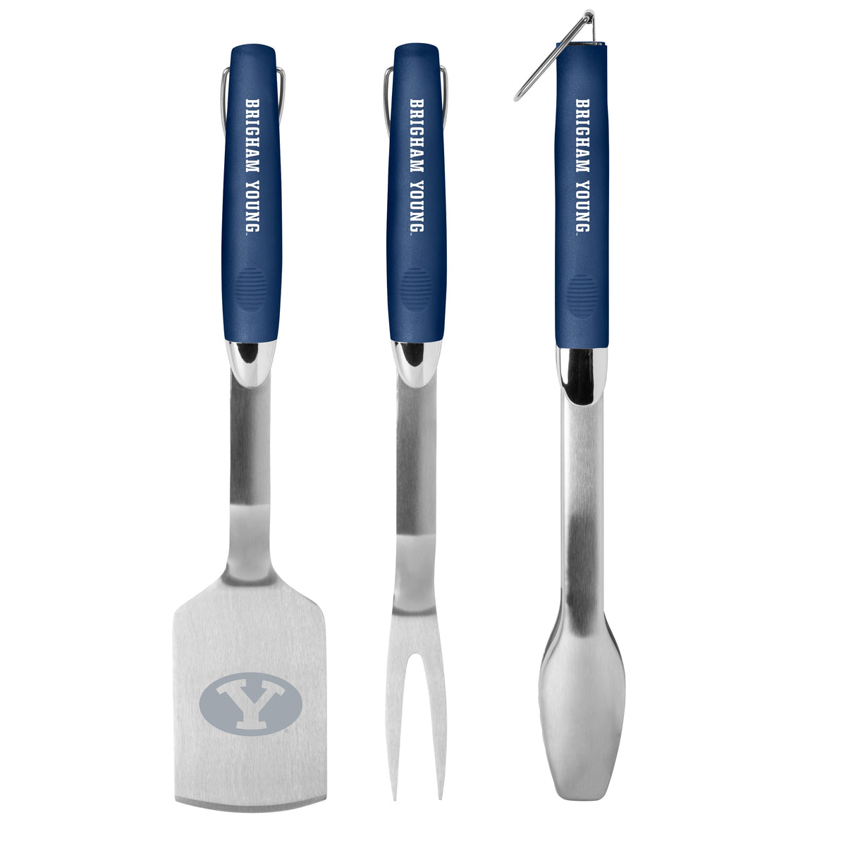 BYU Stainless Grill Set