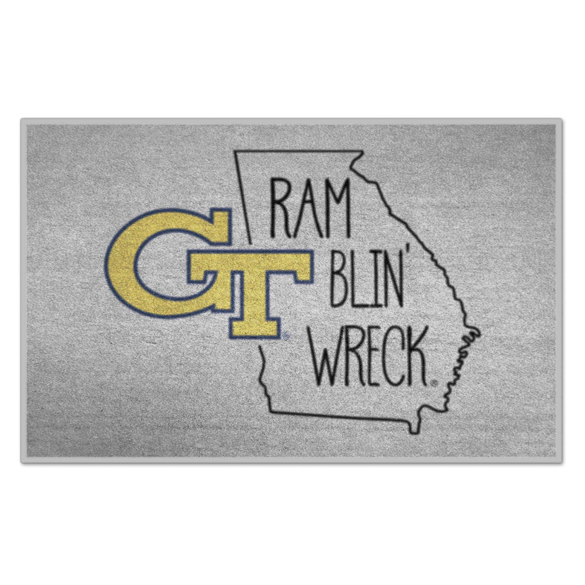 Georgia Tech Starter Mat - Southern Style - Logo Brands