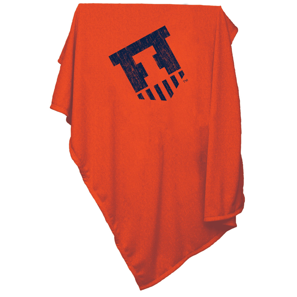 Illinois Sweatshirt Blanket (Screened) - Logo Brands