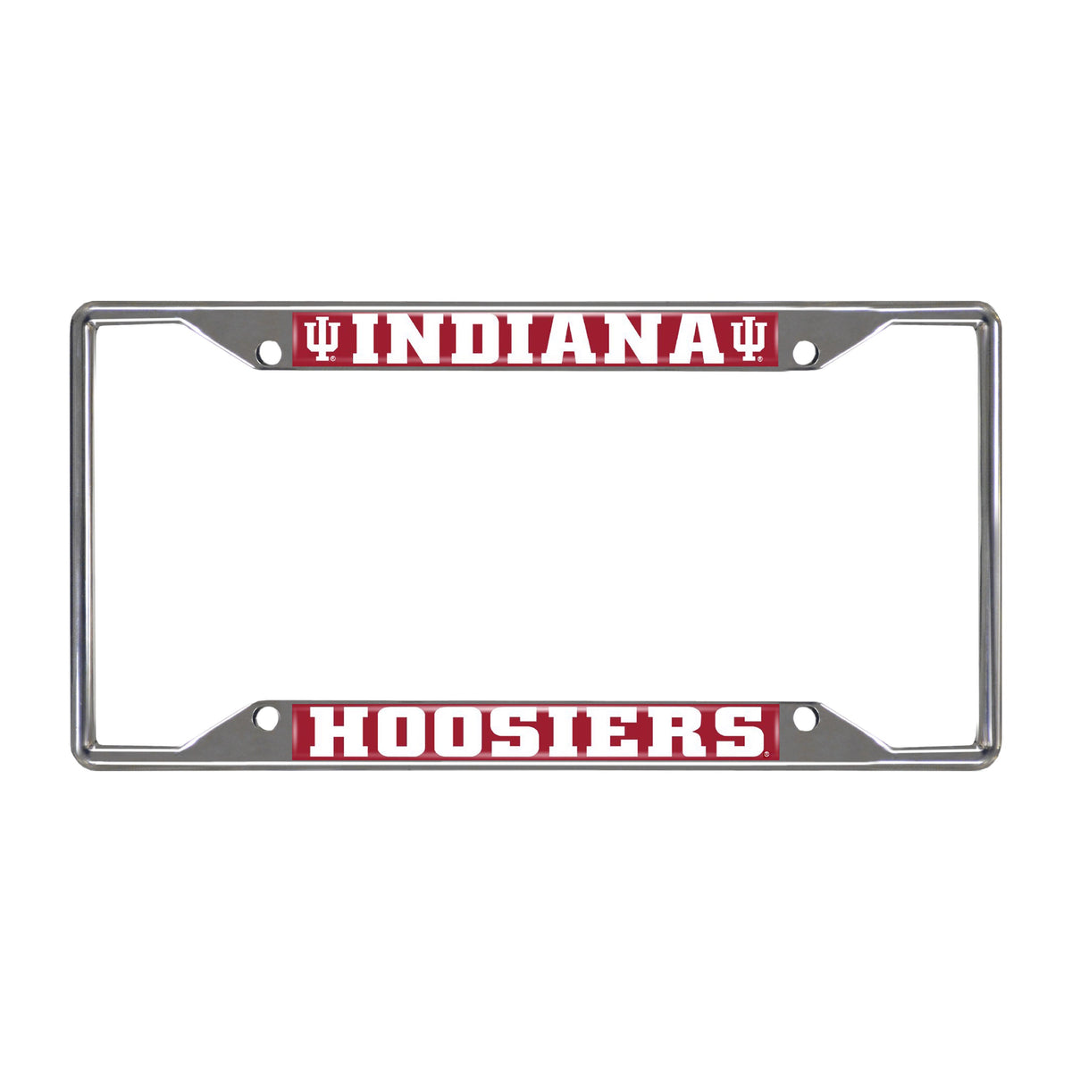 Indiana University Chrome License Plate Frame