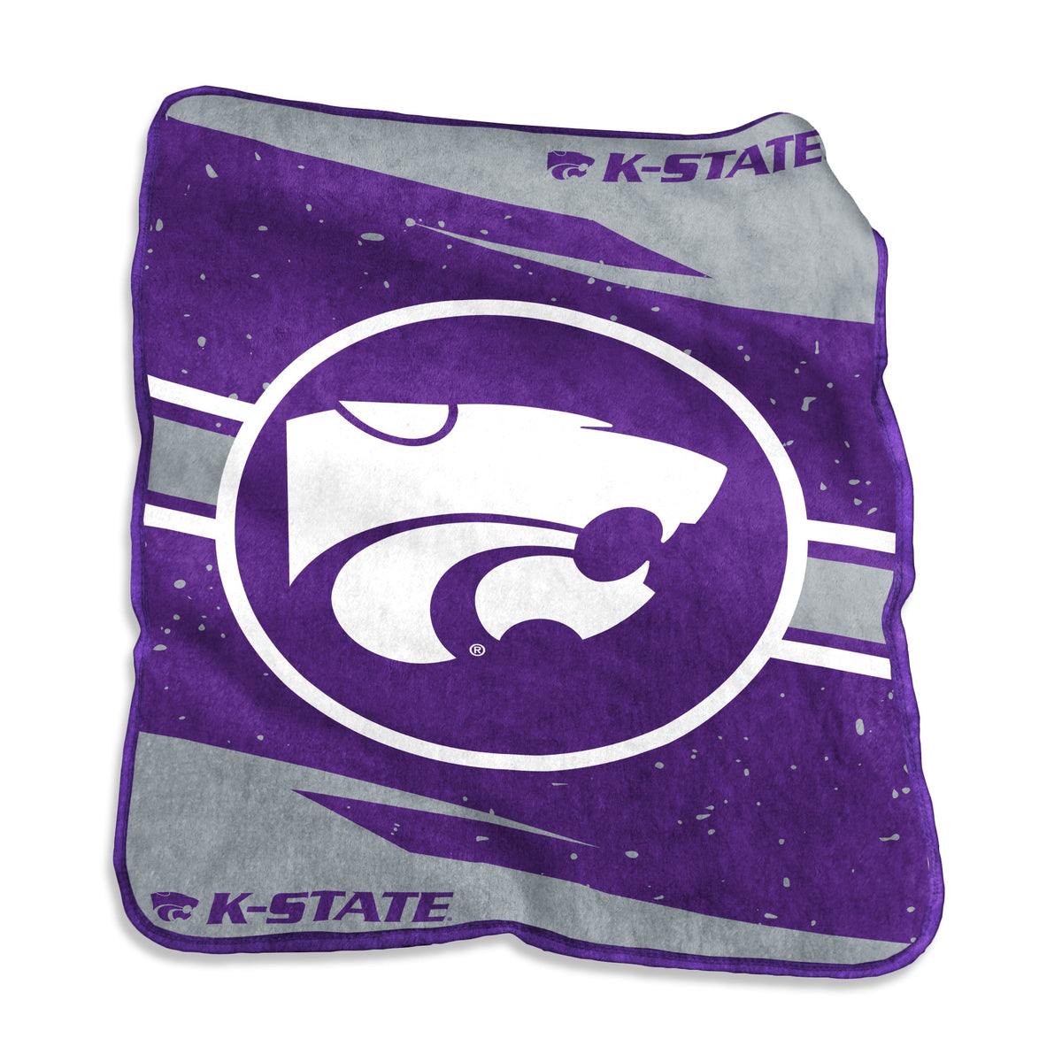 Kansas State 60x80 Circle Raschel Blanket