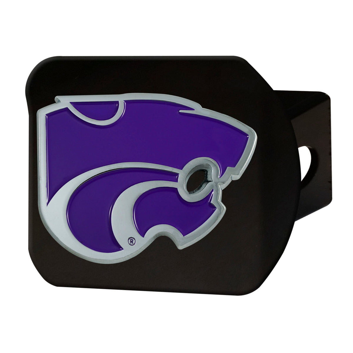 Kansas State University Color on Black Hitch Cover