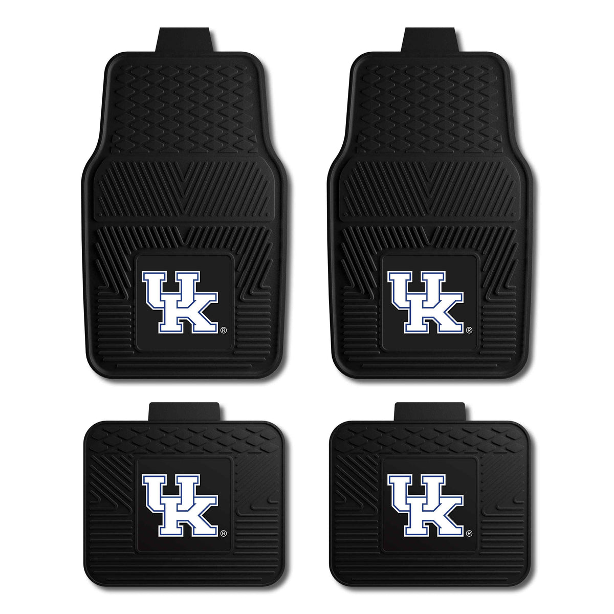 Kentucky 4-pc Vinyl Car Mat Set