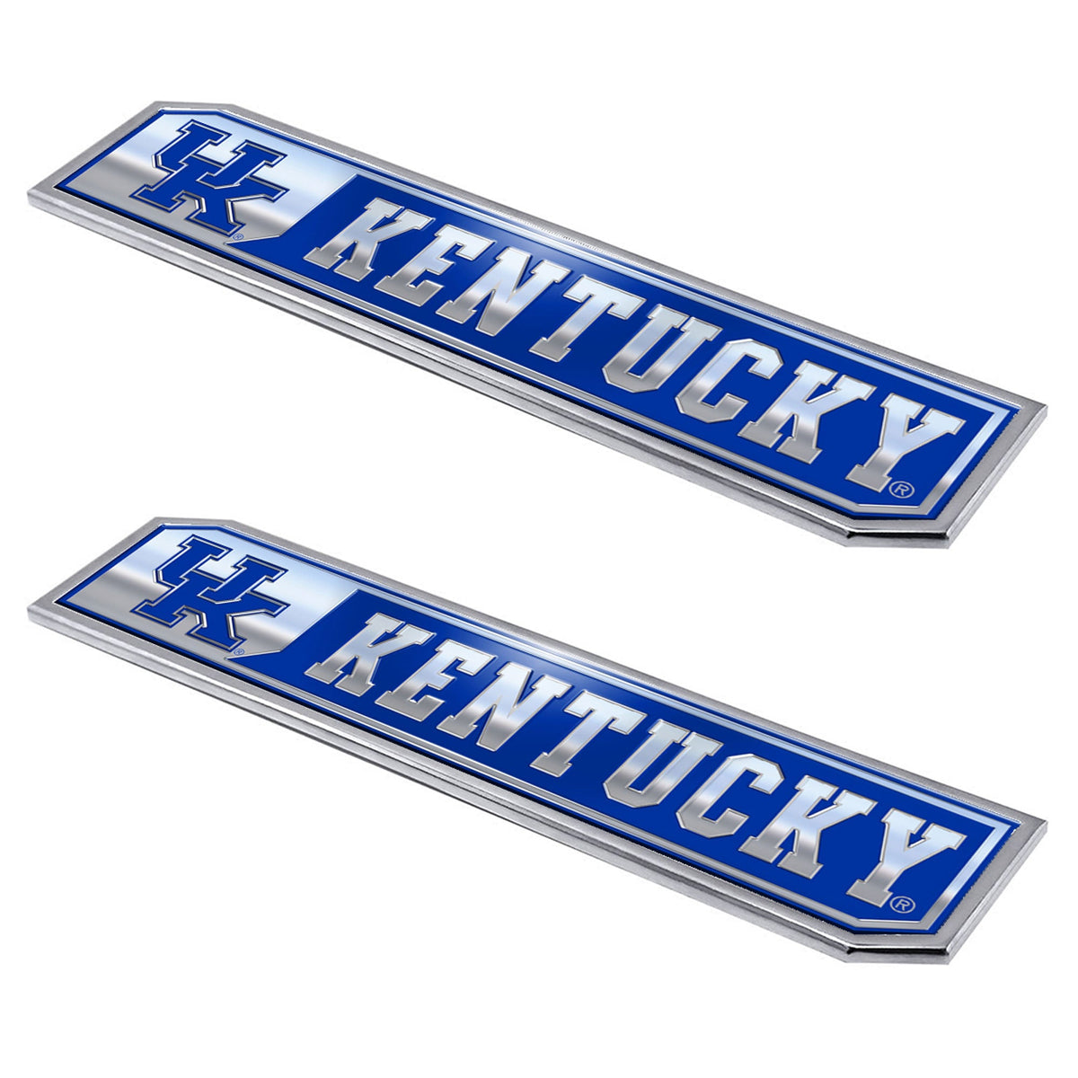 University of Kentucky Embossed Truck Emblem 2-pk