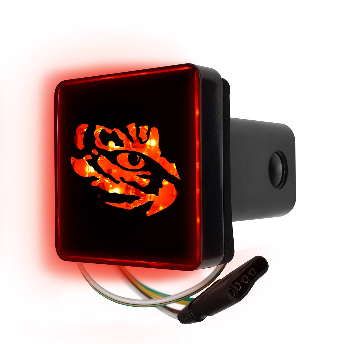 LSU Lighted Hitch Cover