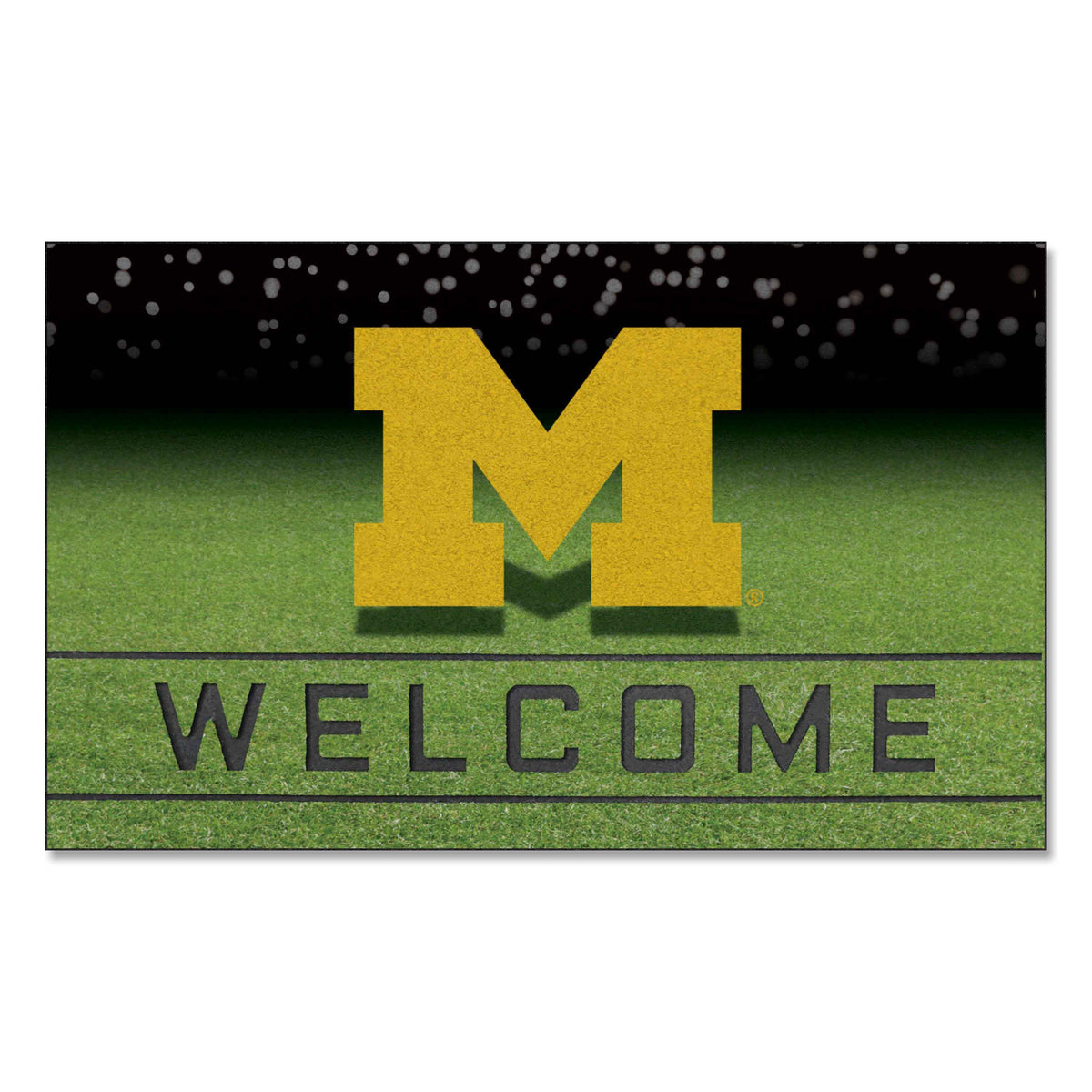 University of Michigan Crumb Rubber Door Mat