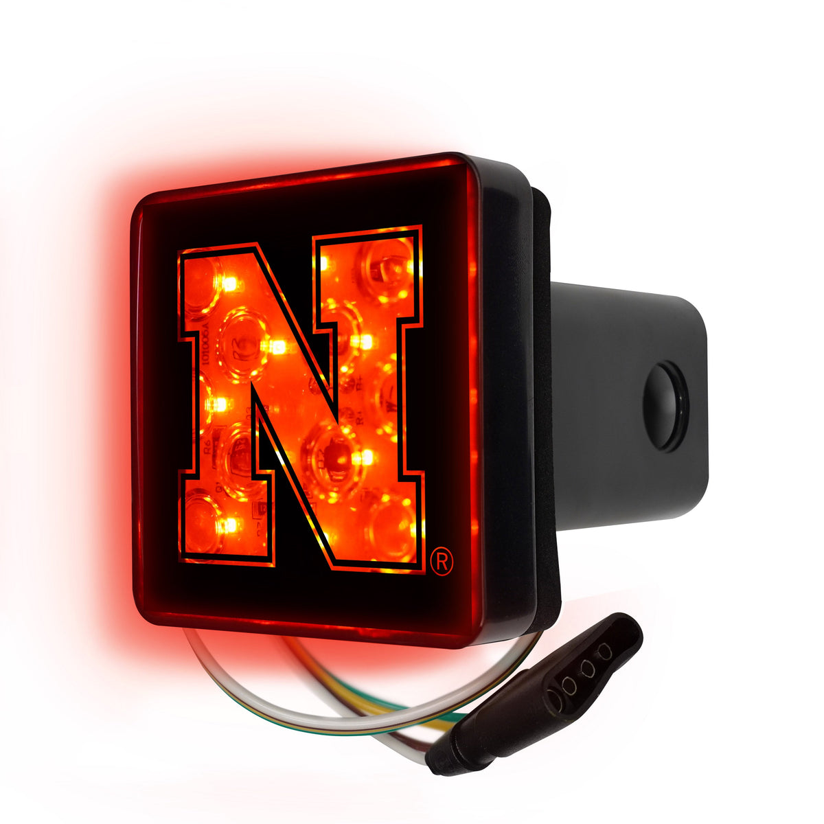 University Of Nebraska Lighted Hitch Cover