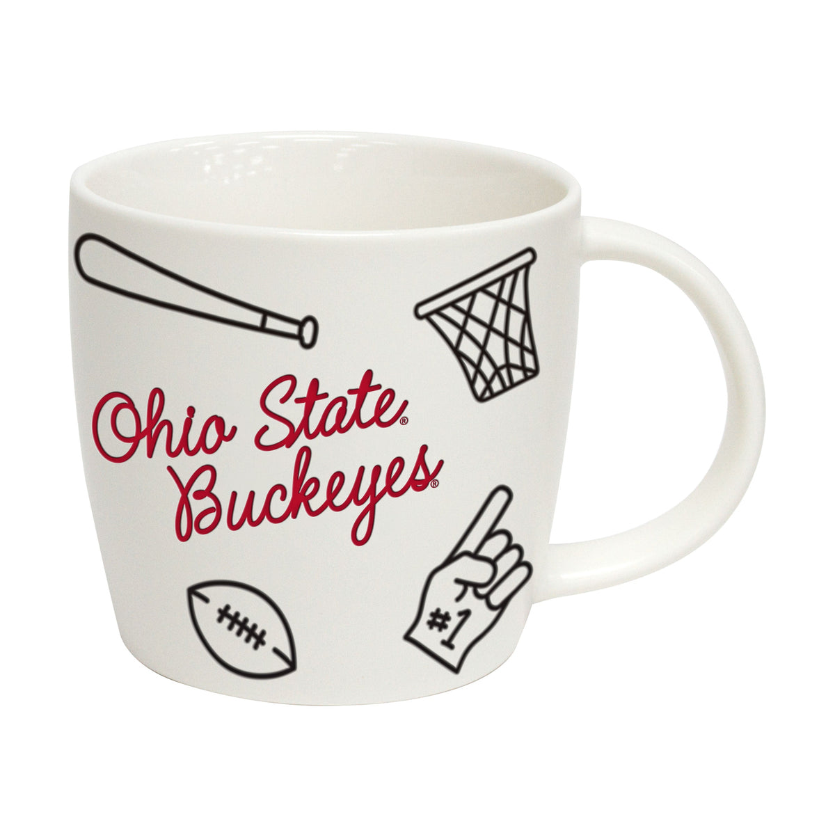 Ohio State 18oz Multi-Sport Playmaker Mug