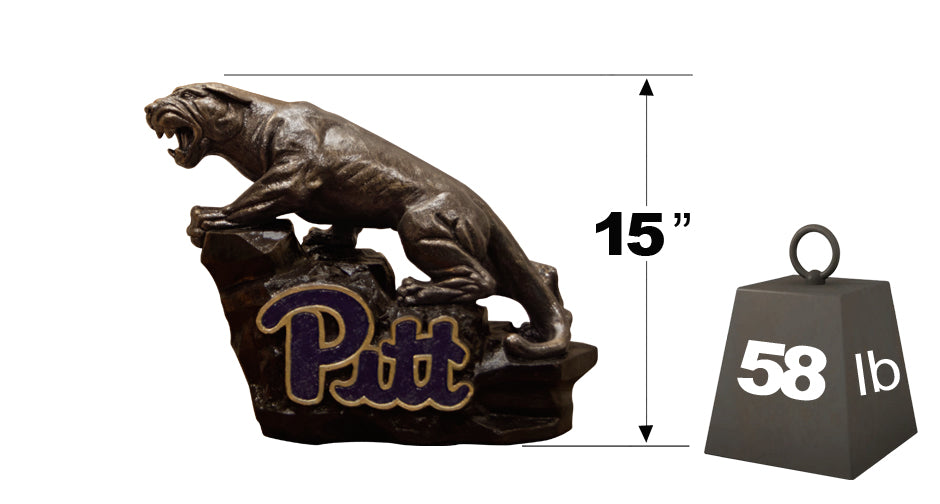 Pittsburgh Panthers Mascot Garden Statue