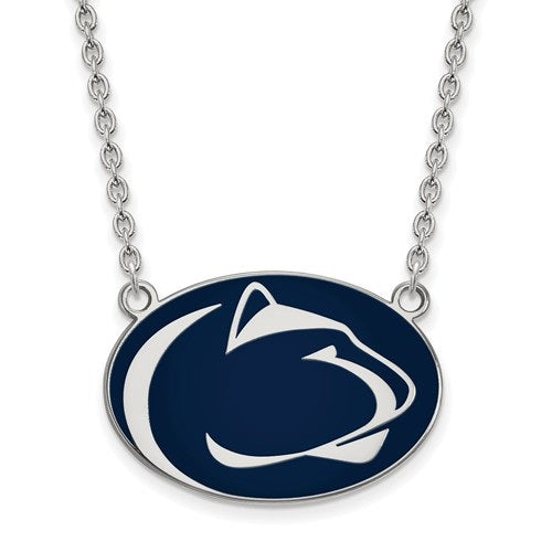Oklahoma State Cowboys Enamel Sterling Silver Necklace