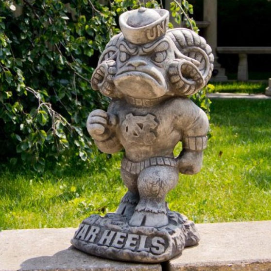 UNC Tar Heels Vintage Mascot Garden Statue