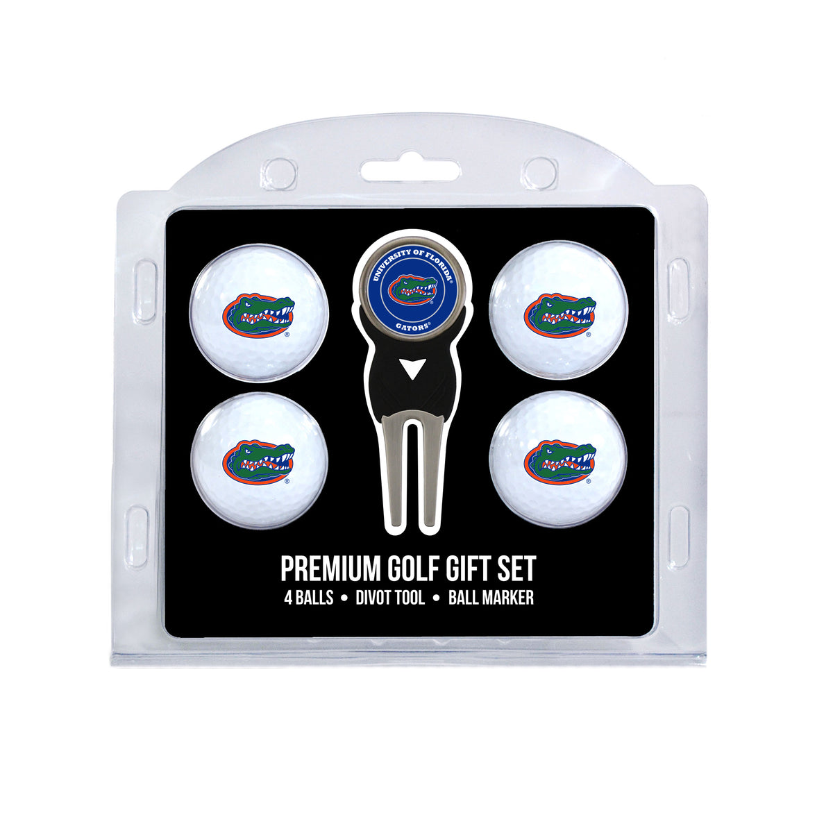 Florida Gators 4 Golf Balls And Divot Tool Gift Set