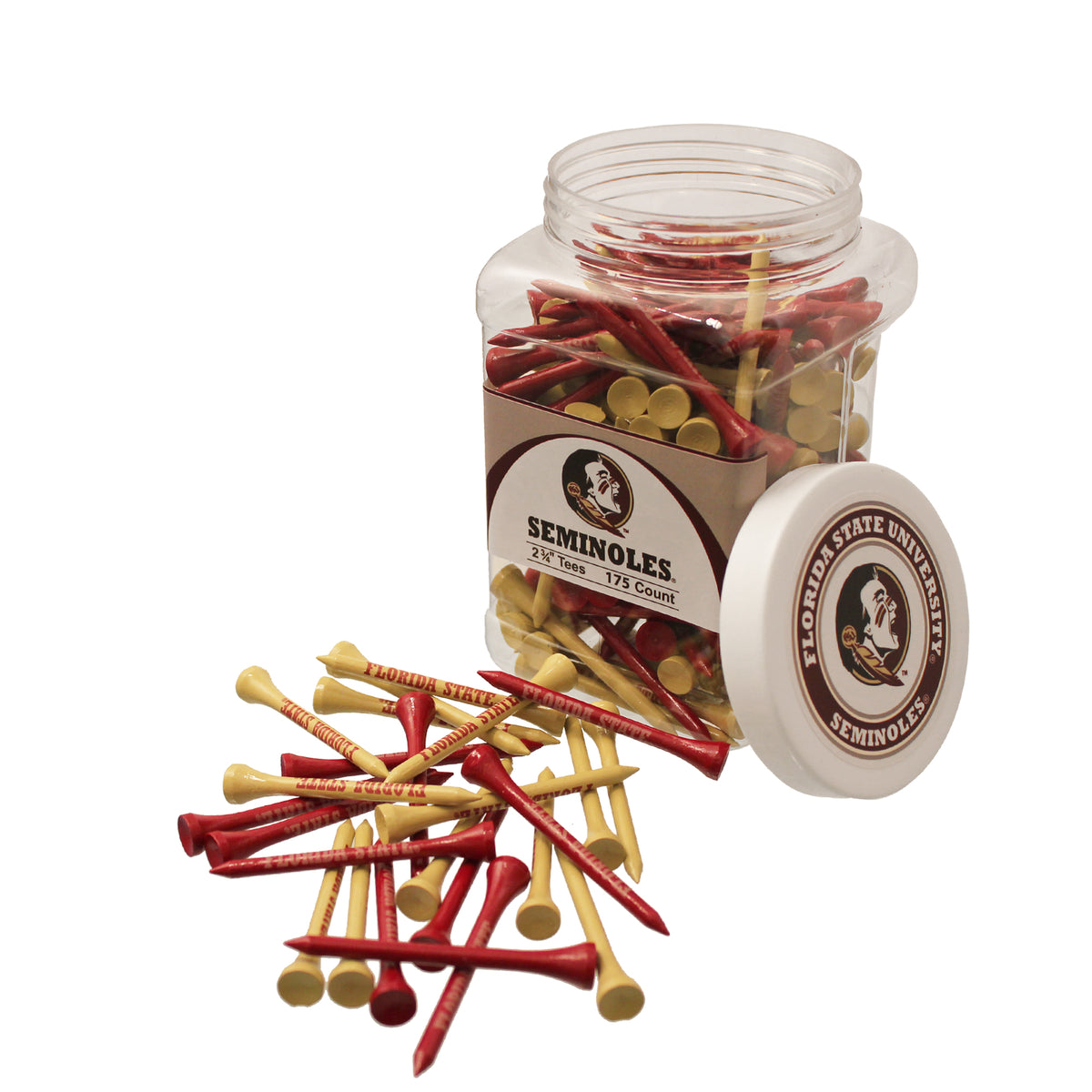 FSU Seminoles 175 Golf Tee Jar