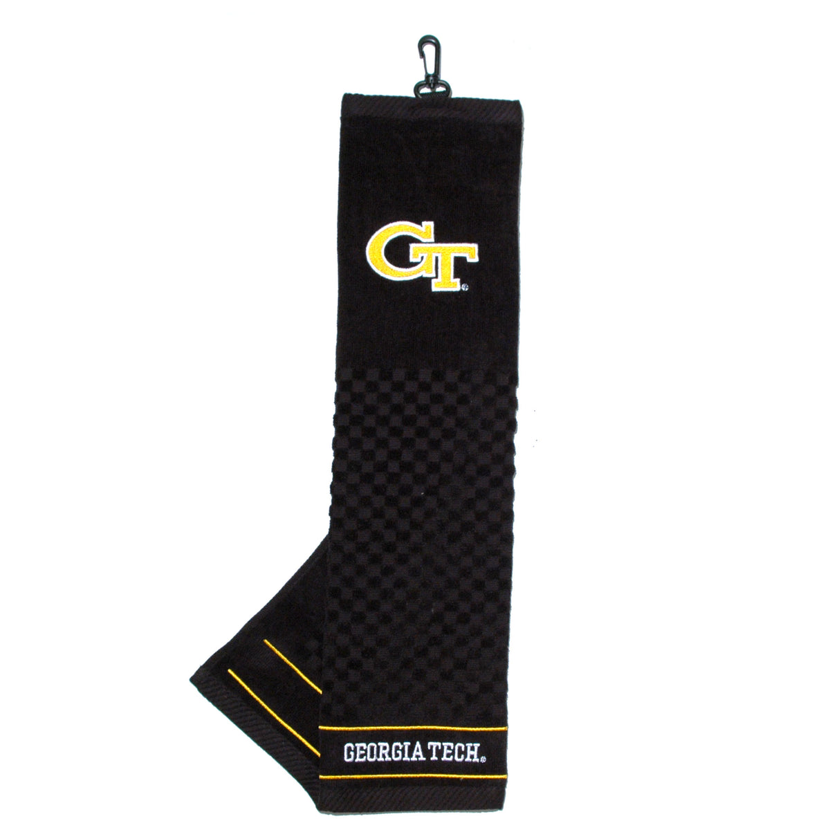 Georgia Tech Yellow Jackets Tri-Fold Embroidered Scrubber Golf Towel