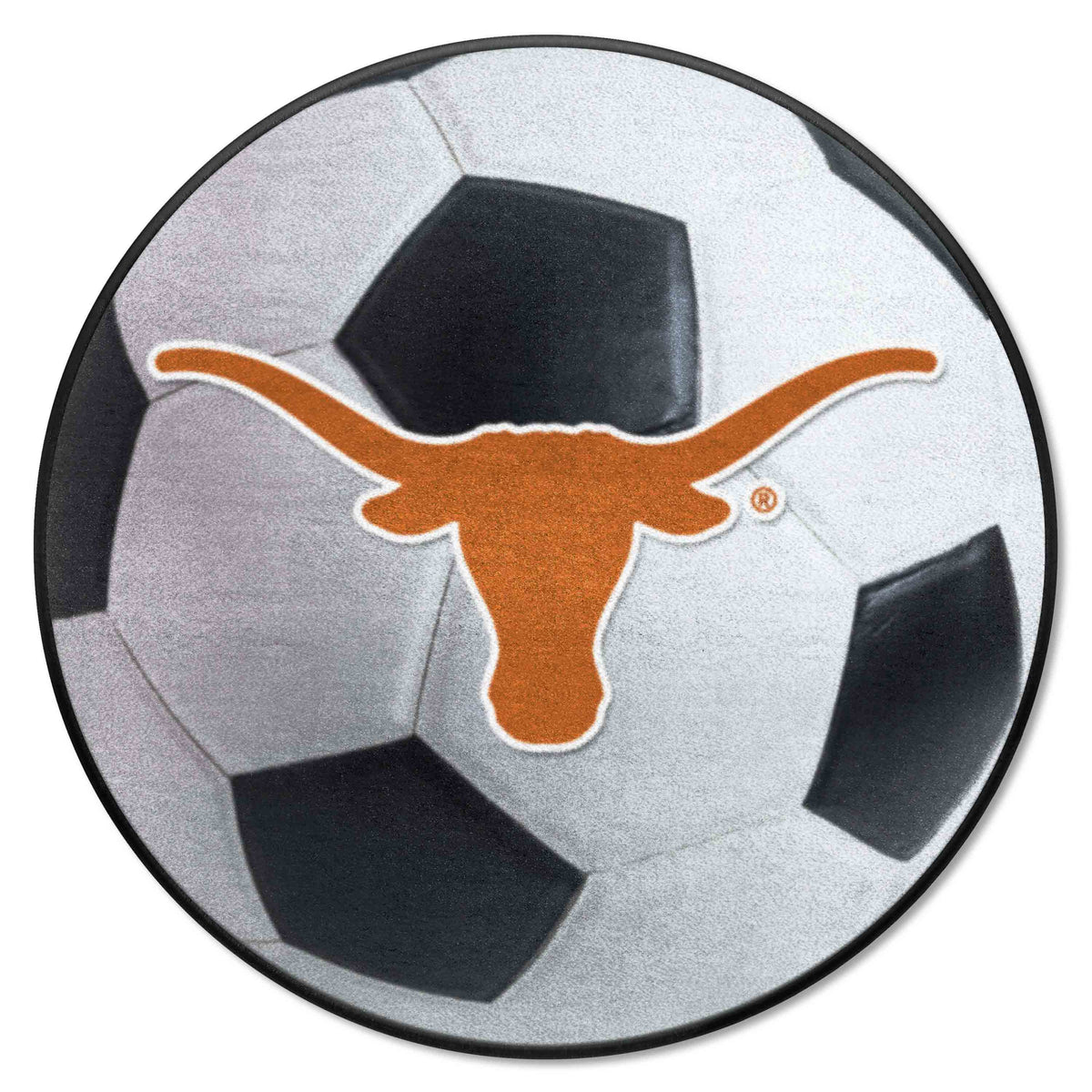 University of Texas Soccer Ball Mat - Logo Brands