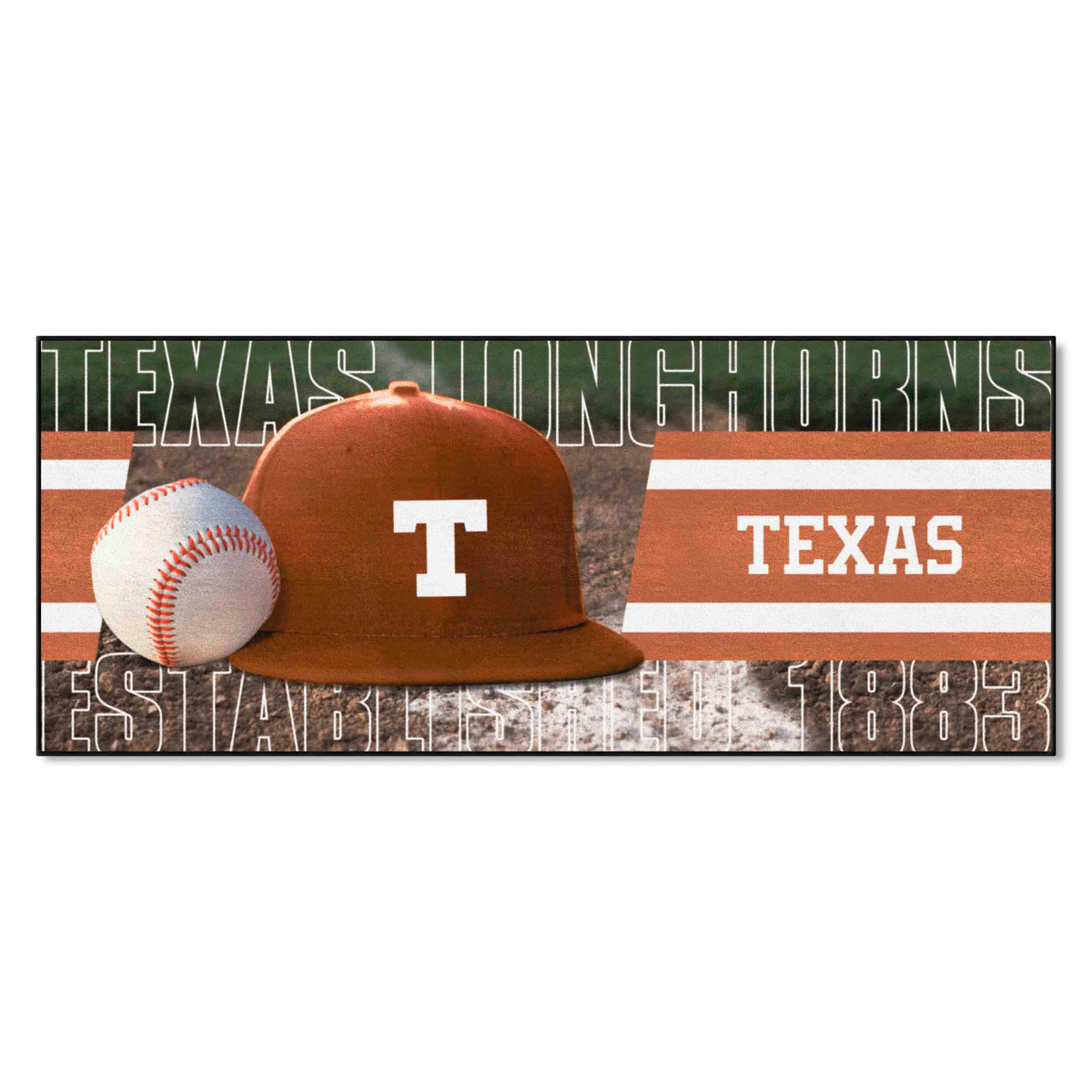 University of Texas Baseball Runner - Logo Brands