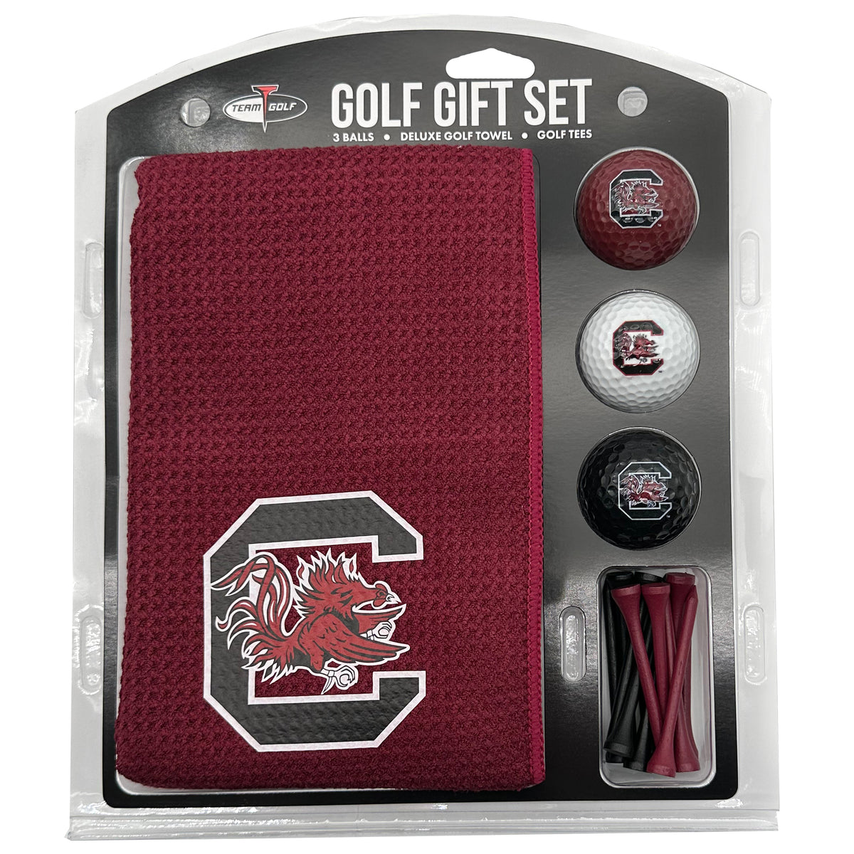 South Carolina Gamecocks Microfiber Towel Golf Gift Set