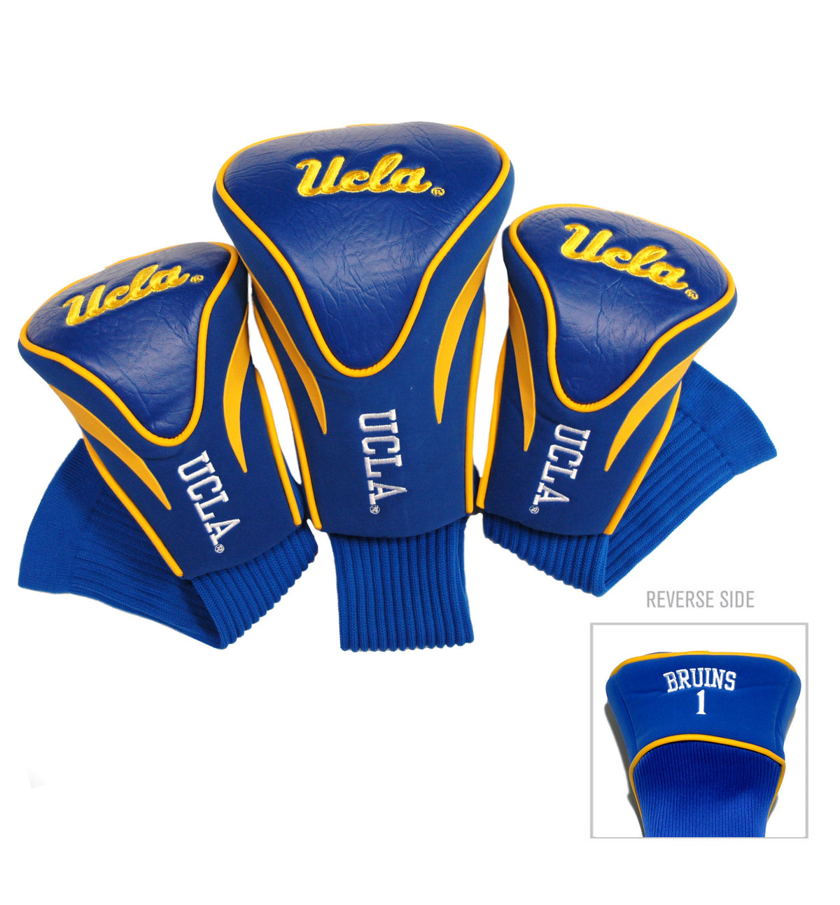 UCLA Bruins 3 Pack Embroidered Contour Golf Headcovers