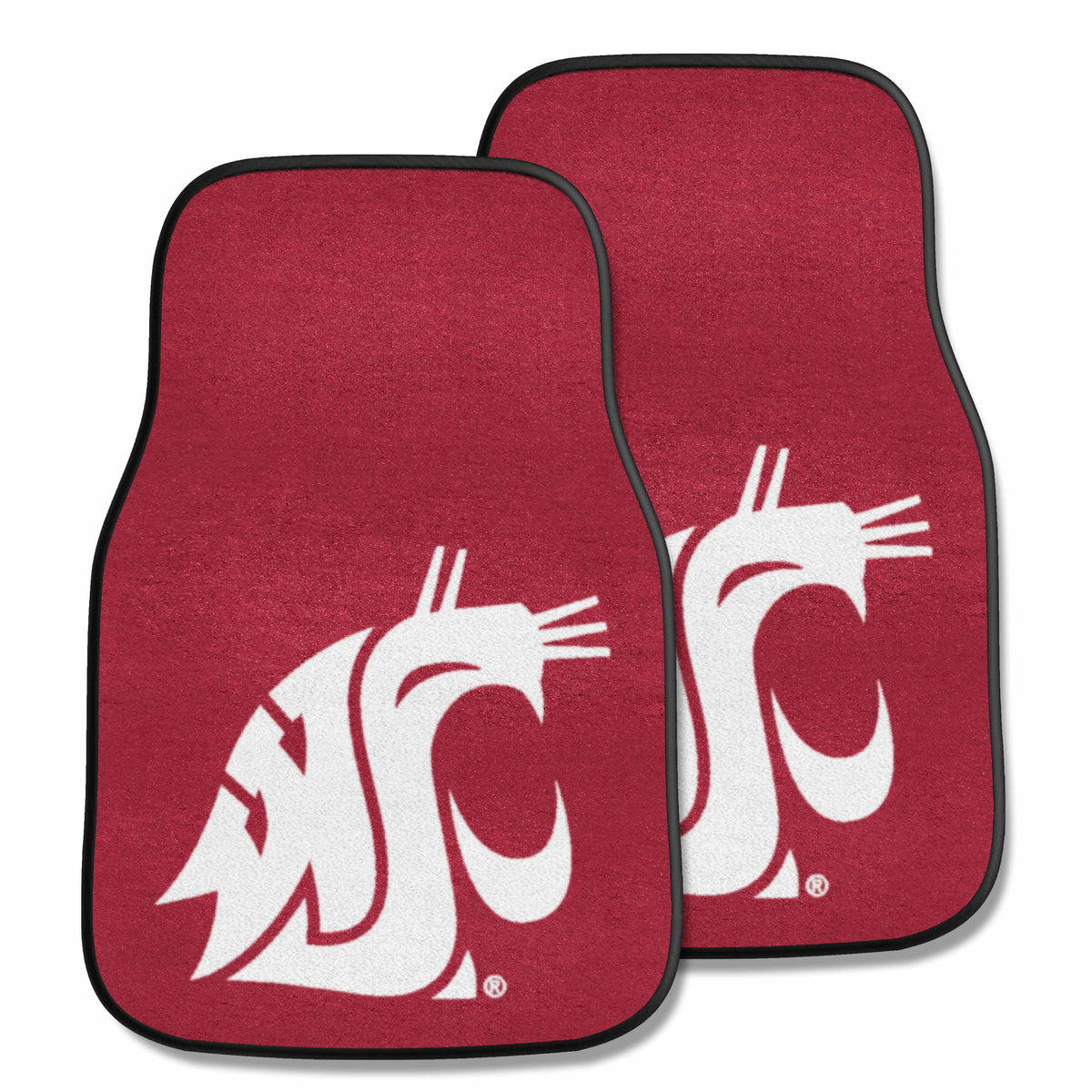 Washington State University 2-pc Carpet Car Mat Set