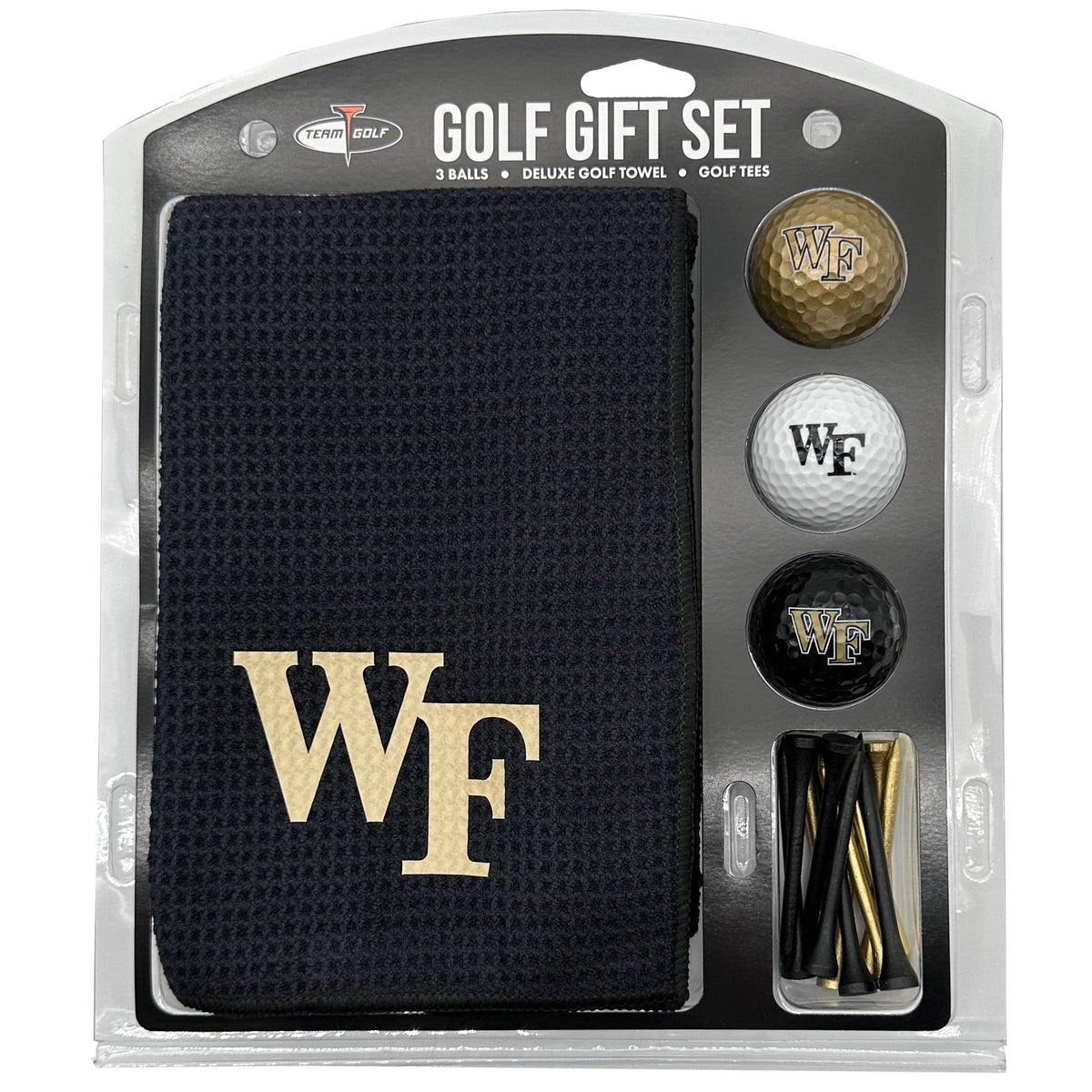 Wake Forest Demon Deacons Microfiber Towel Golf Gift Set