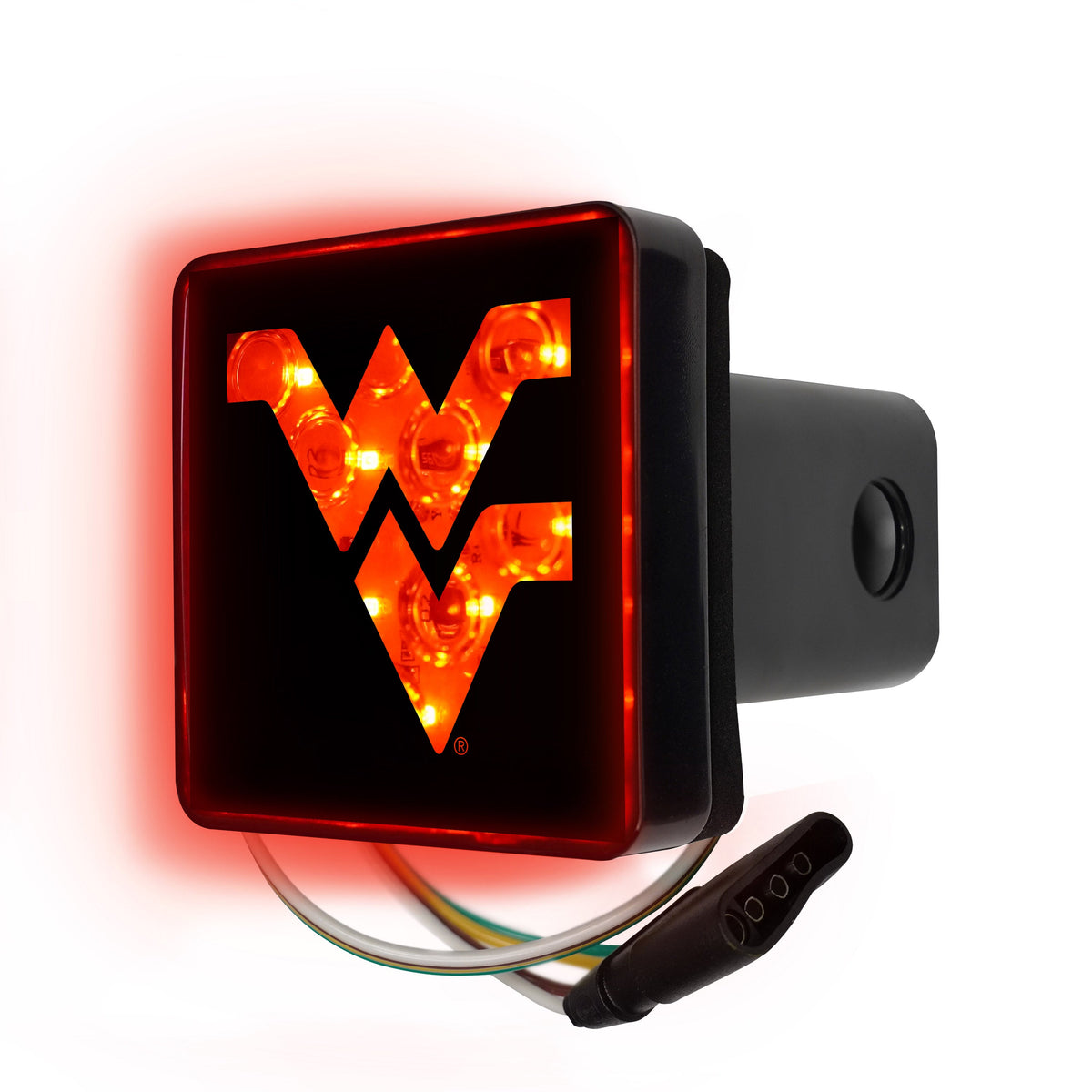 West Virginia University Lighted Hitch Cover