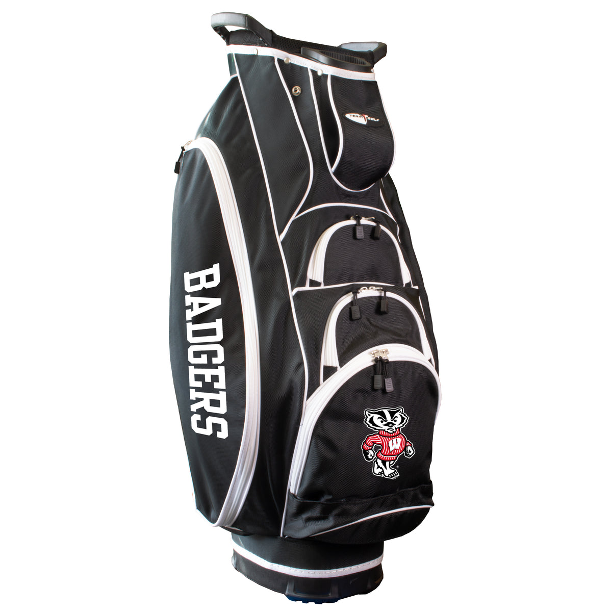 Wisconsin Badgers Albatross Golf Cart Bag Black