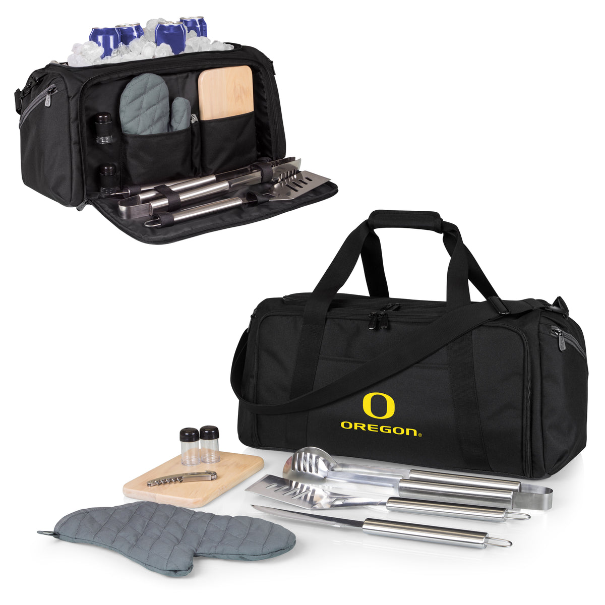 Oregon Ducks BBQ Kit Grill Set & Cooler