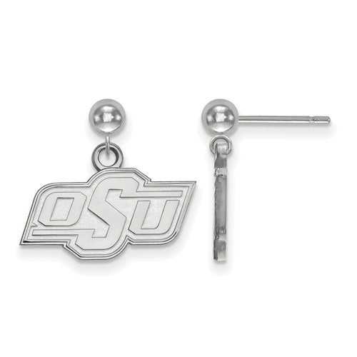 Ohio State Buckeyes Sterling Silver Dangle Earrings