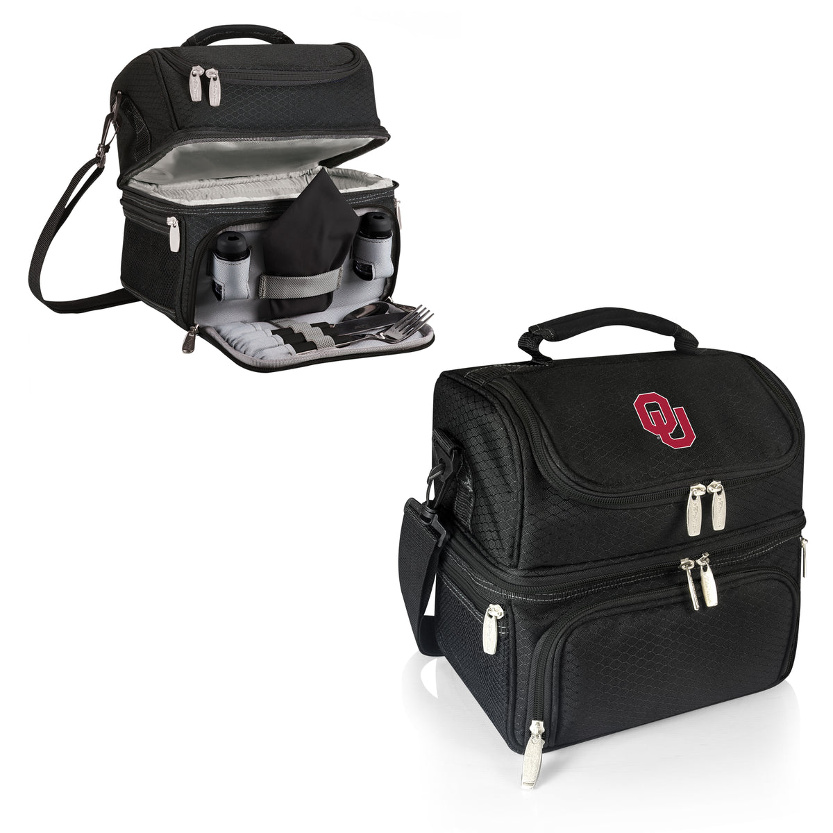 Oklahoma Sooners Pranzo Lunch Cooler Bag - Black