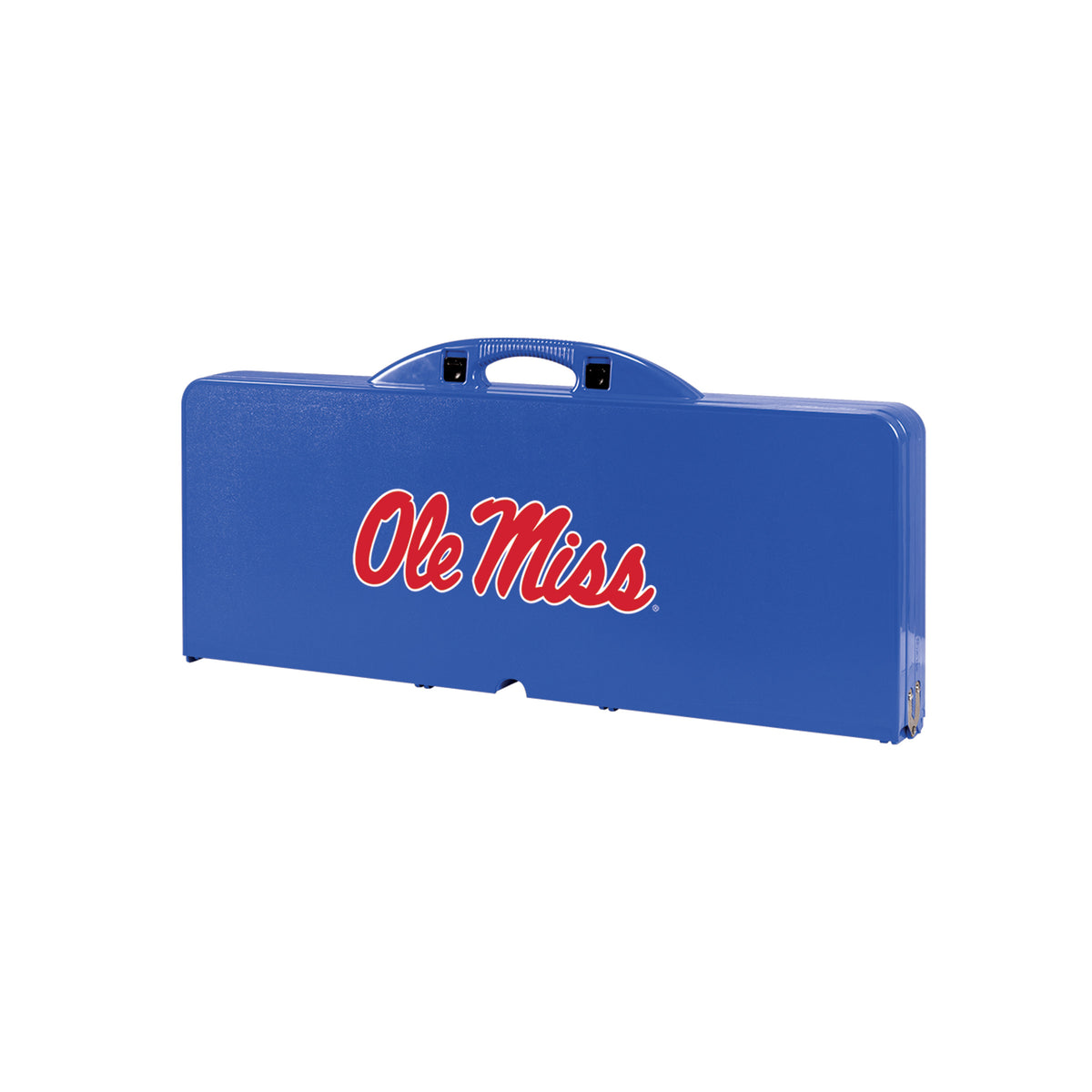 Mississippi Rebels Picnic Table Portable Folding Table with Seats