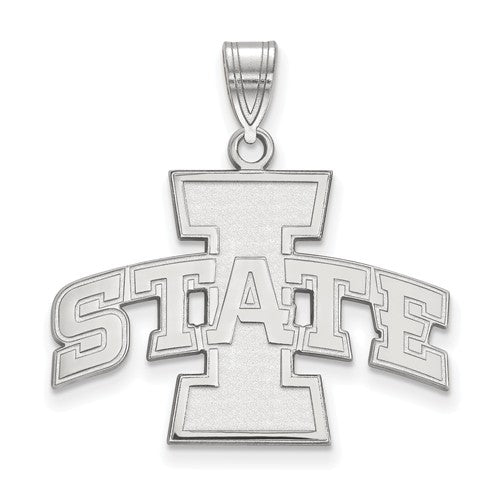Iowa Hawkeyes Crest Sterling Silver Lapel Pin