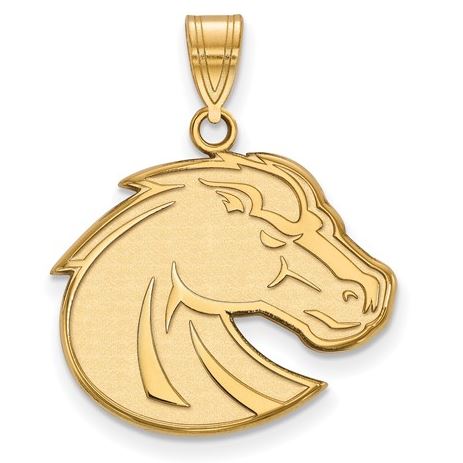 Boise State Broncos 10k White Gold Small Pendant