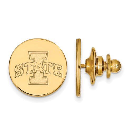 Iowa Hawkeyes Mascot 14K Gold Dangle Earrings