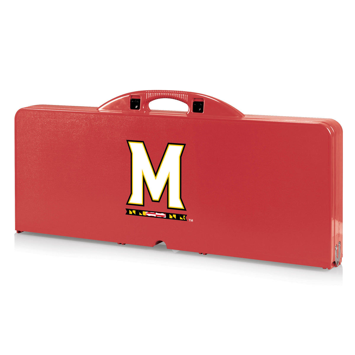 Maryland Terrapins Picnic Table Portable Folding Table with Seats