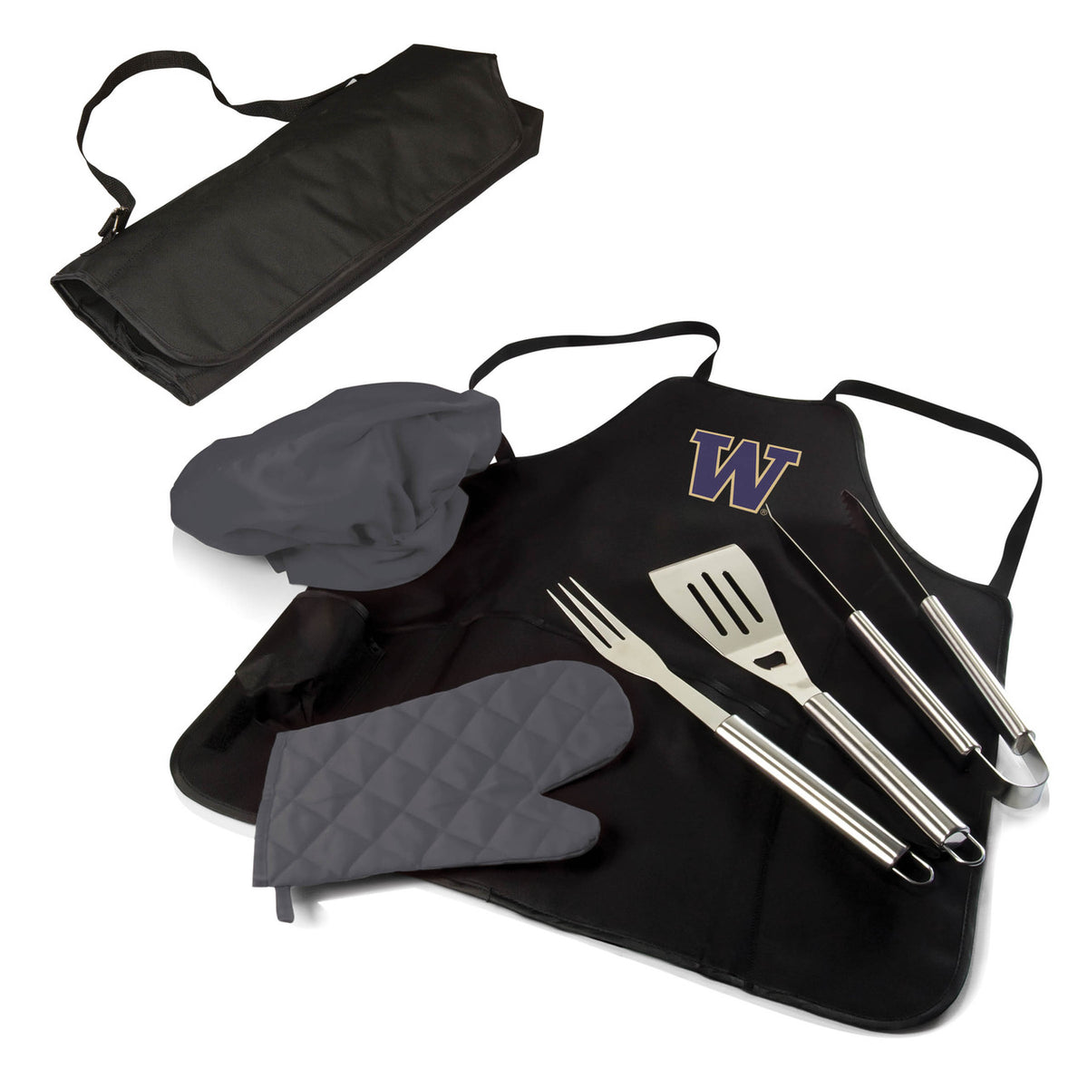 Washington Huskies BBQ Apron Tote Set