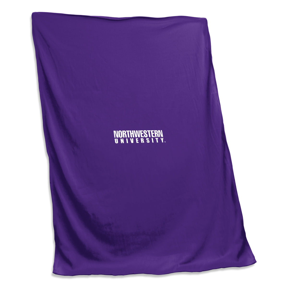 Northwestern Evanston Sweatshirt Blanket (Screened) - Logo Brands