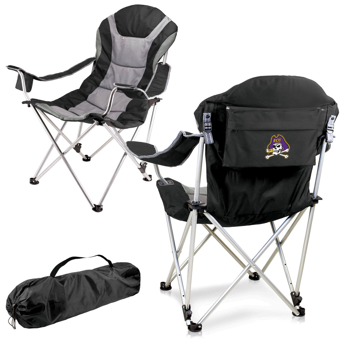 East Carolina Pirates Reclining Camp Chair