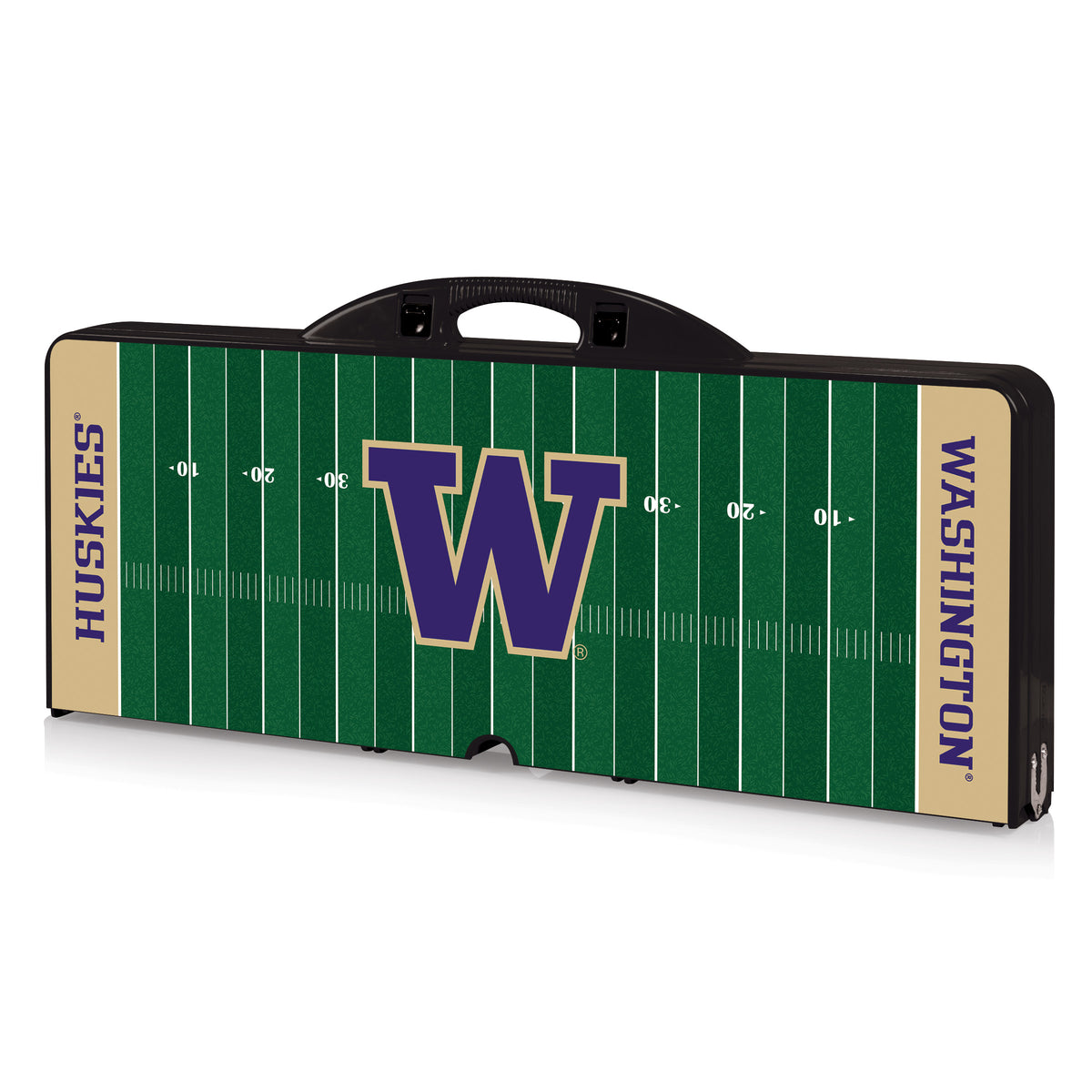 Washington Huskies Picnic Table Portable Folding Table with Seats