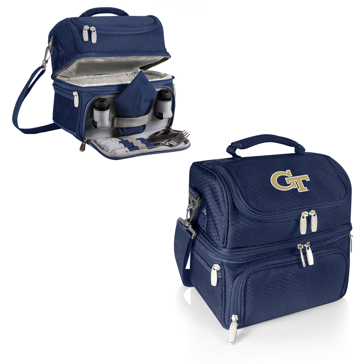 Georgia Tech Yellow Jackets Pranzo Lunch Cooler Bag - Blue