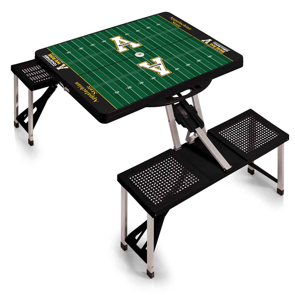 Appalachian State Mountaineers Picnic Table Portable Folding Table with Seats
