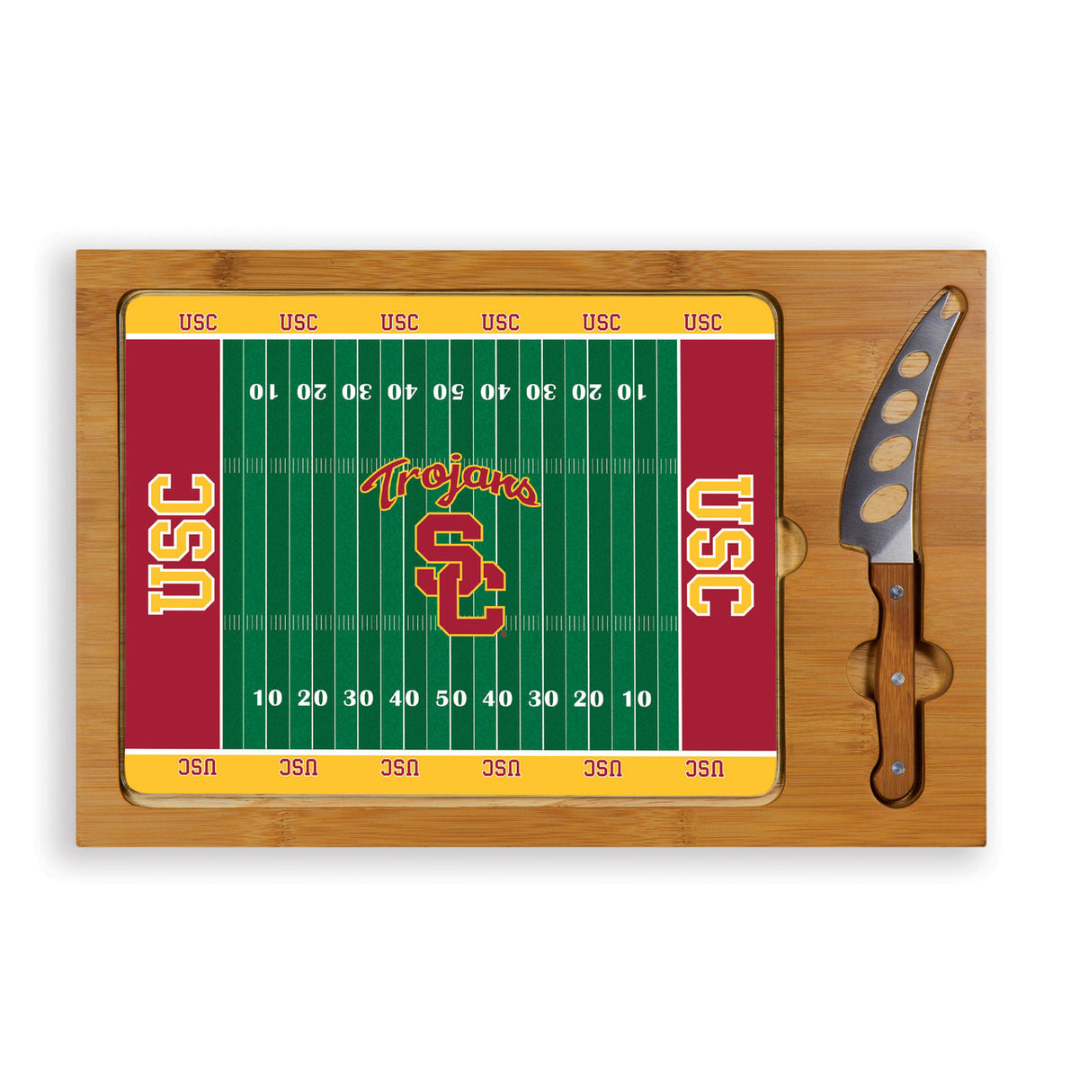 USC Trojans Icon Cheese Tray