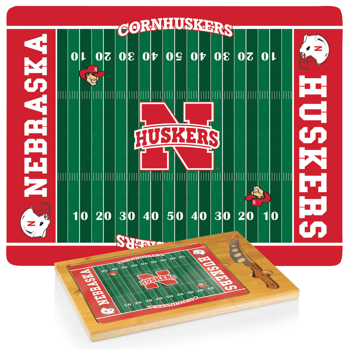 Nebraska Huskers Icon Cheese Tray