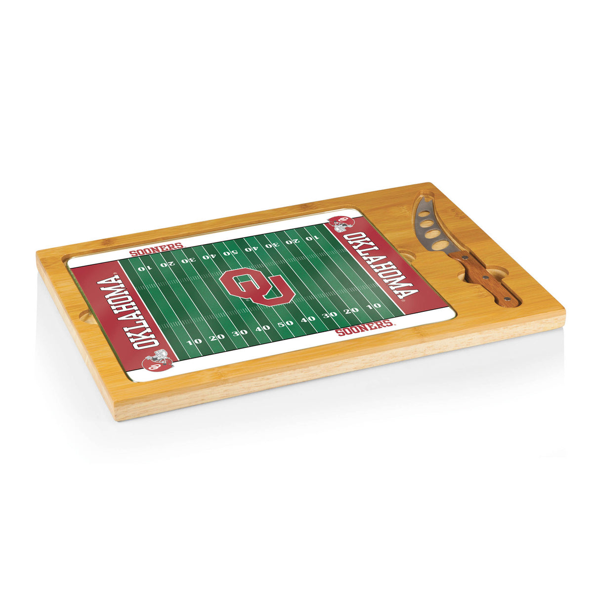 Oklahoma Sooners Icon Cheese Tray