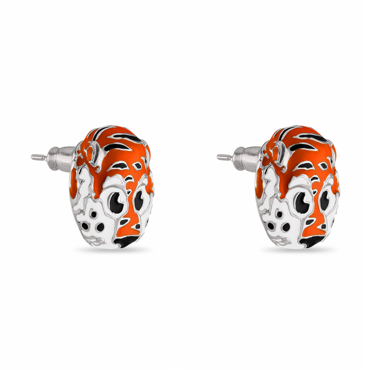 Auburn Tigers Mascot Stud Earrings