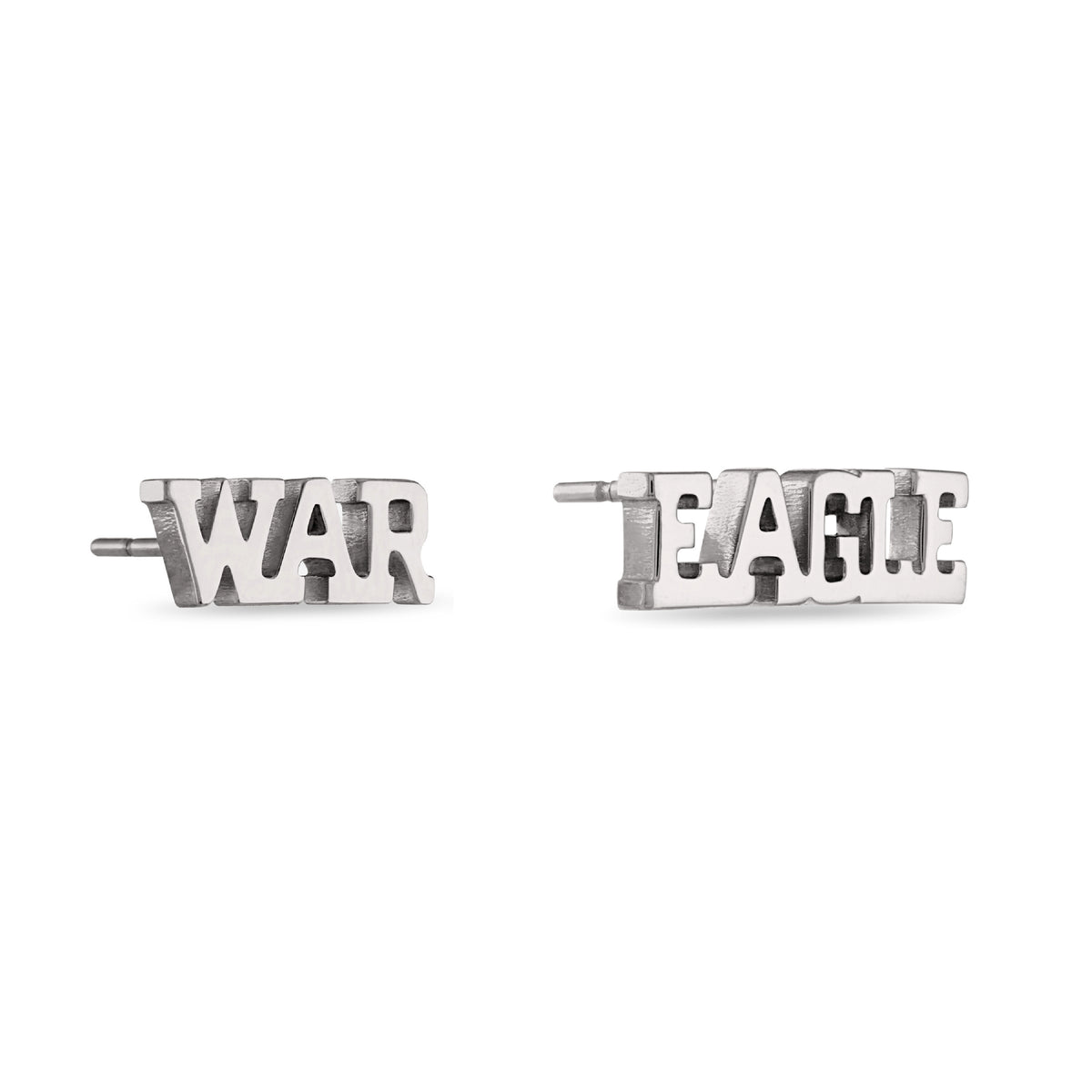 Auburn Tigers 'WAR EAGLE' Stud Earrings